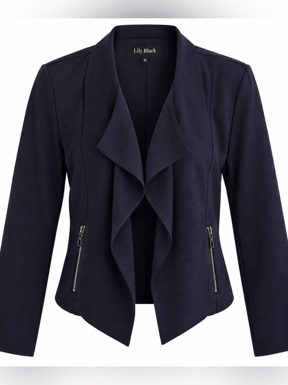 Like new Lily Black navy cute blazer jacket